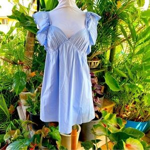 Crystal Doll. BNWT baby blue dress.
